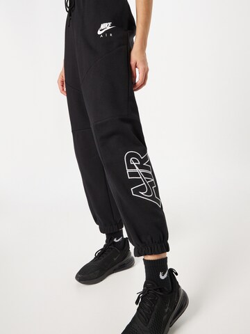 Nike Sportswear - Tapered Calças 'AIR' em preto