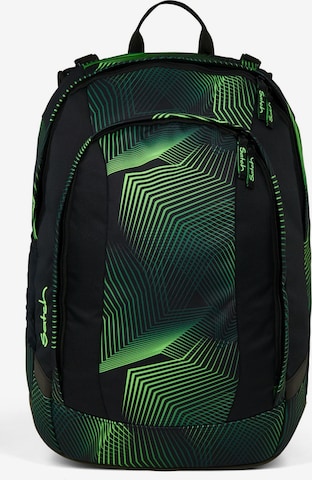 Satch Backpack 'Air' in Green: front