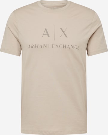 Maglietta '8NZTCJ' di ARMANI EXCHANGE in beige: frontale