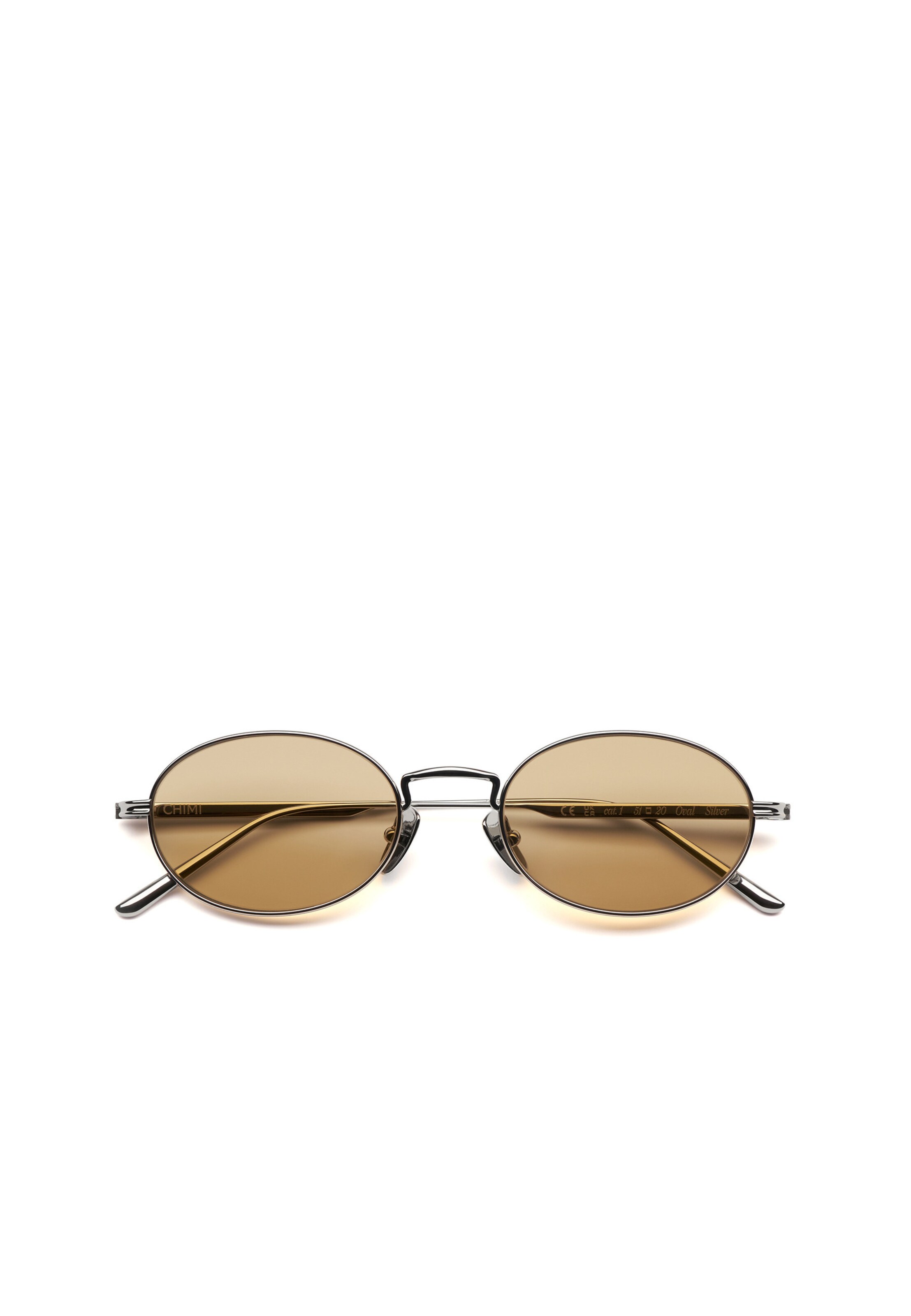 Lunettes de soleil 'CC Titan' CHIMI en argent : devant