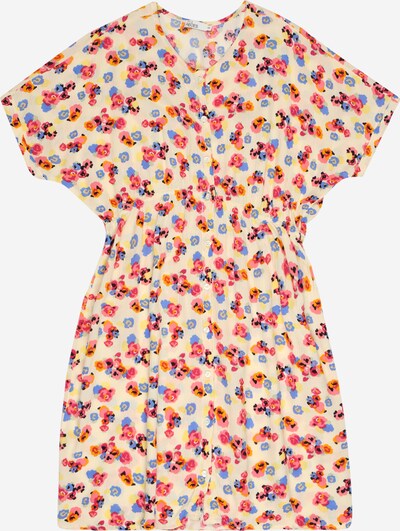 Little Pieces Dress in Beige / Smoke blue / Light yellow / Red, Item view