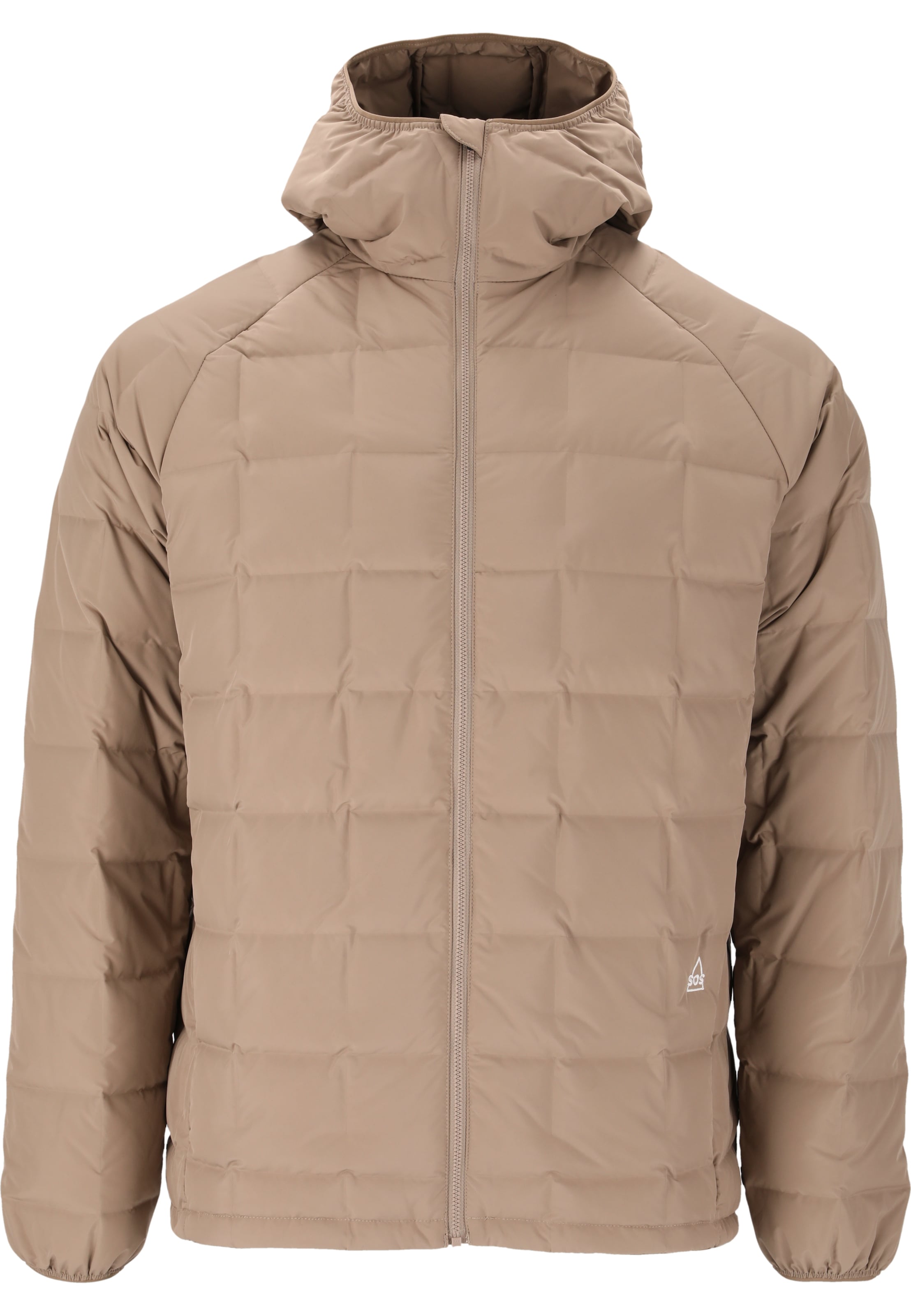 SOS Winterjas 'Kicking Horse' in Beige: voorkant