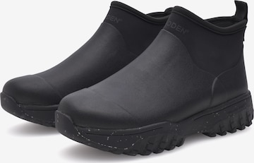 Bottes en caoutchouc 'Irene' WODEN en noir : devant