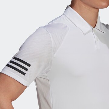 ADIDAS SPORTSWEAR Toiminnallinen paita 'Club 3-Stripes' värissä valkoinen