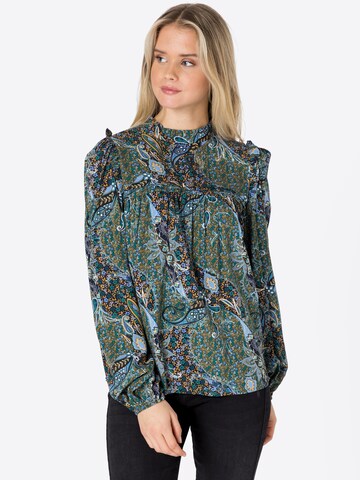 Claire Blouse 'Rosalyn' in Blue: front