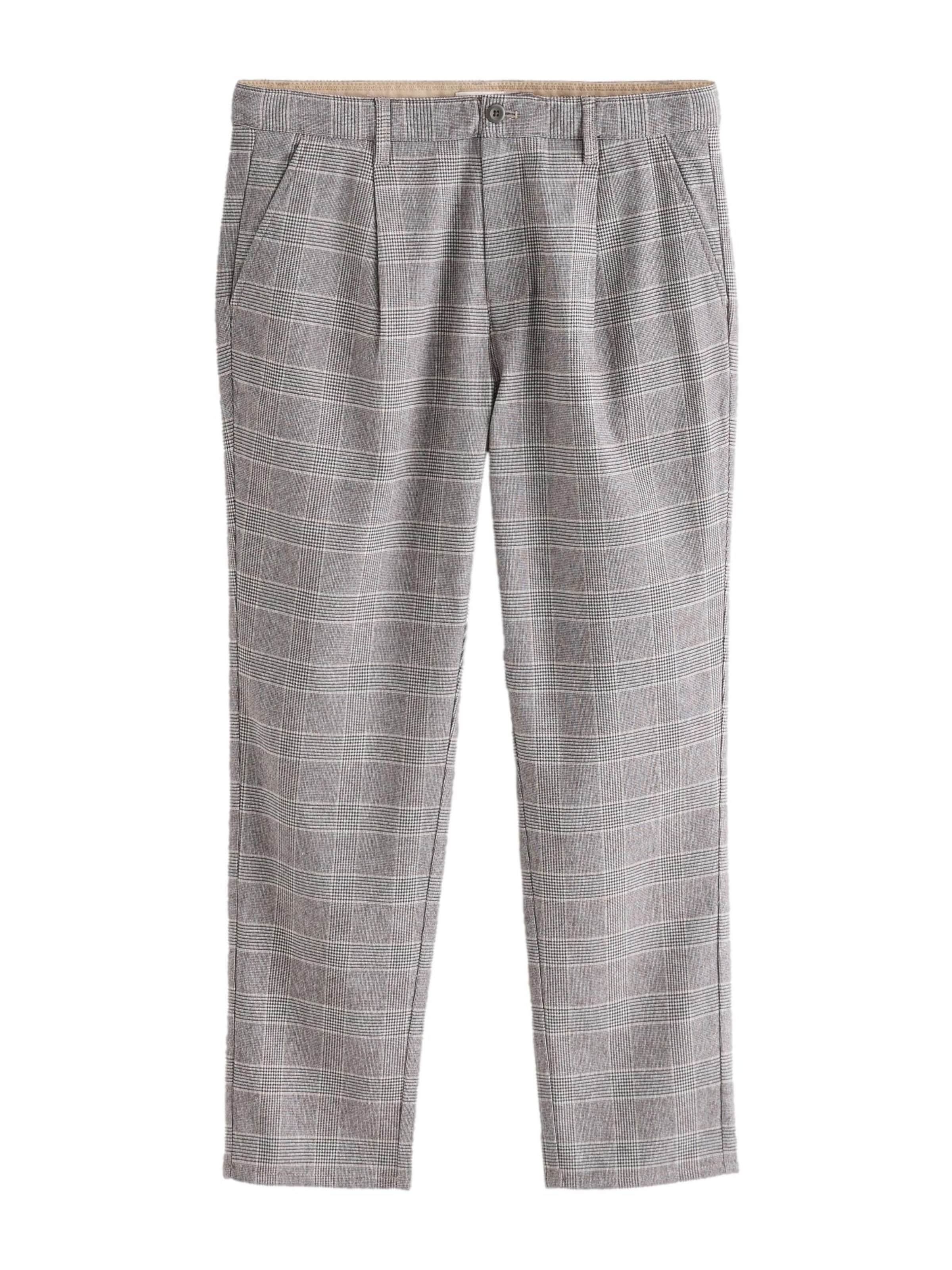 Next - Pantalón plisado 'Heritage' en gris: frente