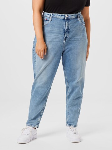 Tommy Jeans Curve Regular Jeans in Blau: predná strana