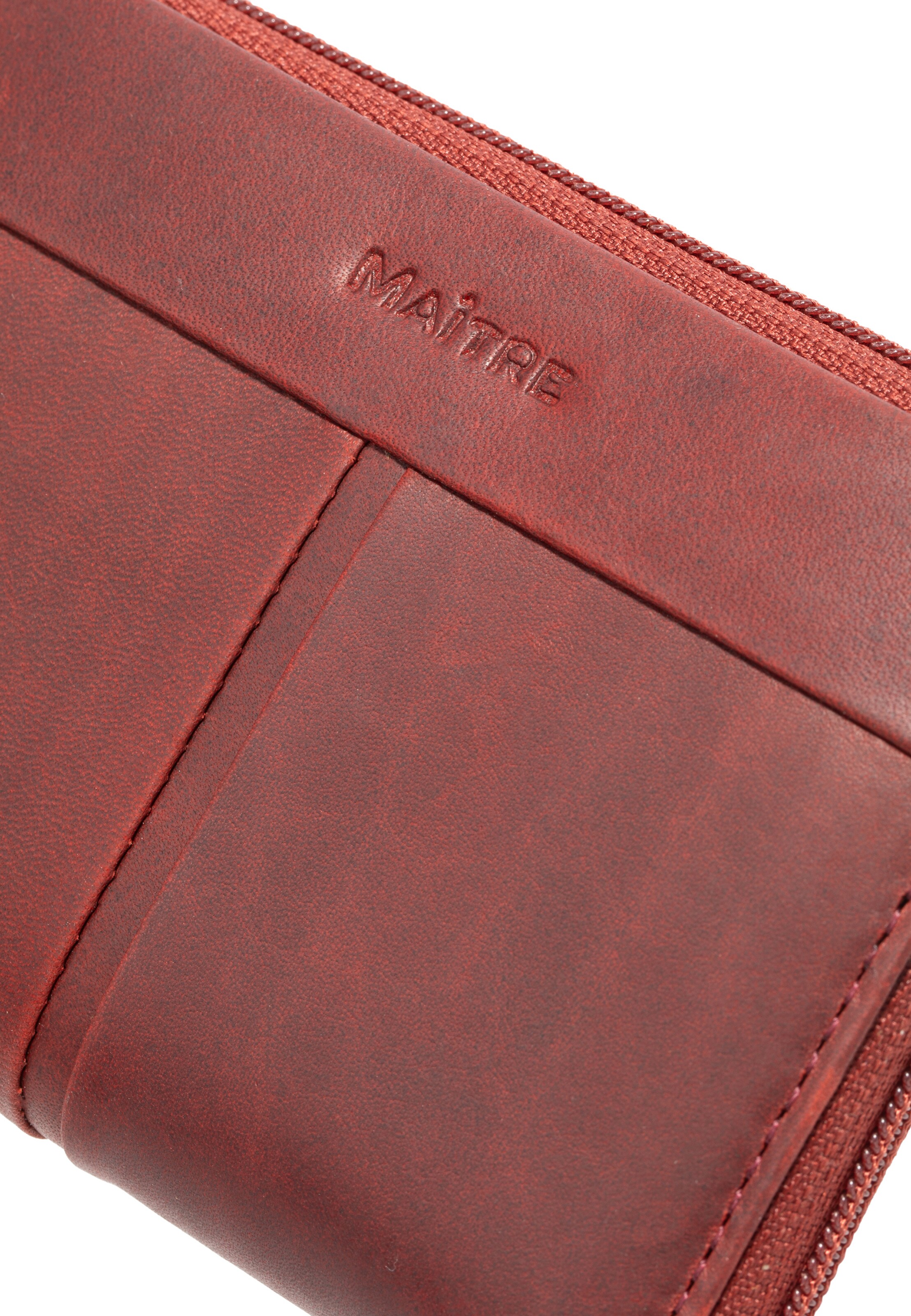 Maître Portemonnee 'Birkenfeld Dalin' in Rood