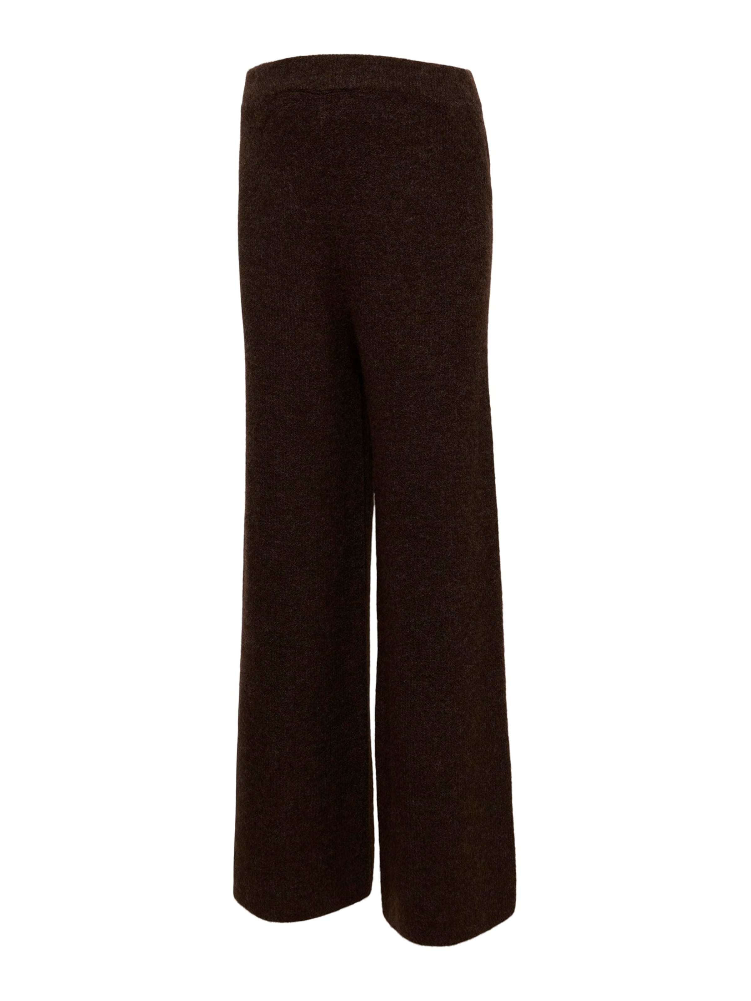 MAMALICIOUS - Pierna ancha Pantalón 'MLSHILA' en marrón: frente