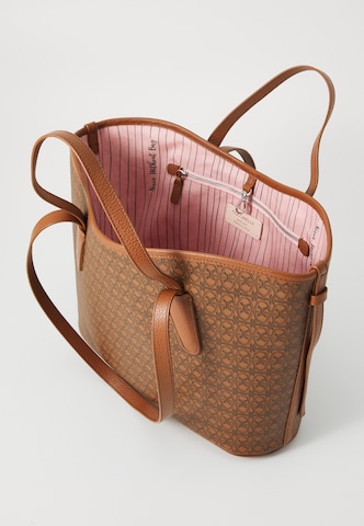 Cabas 'NEW NEVER WIT.' Coccinelle en marron