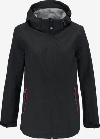 POLARINO Outdoorjacke in Schwarz: predná strana