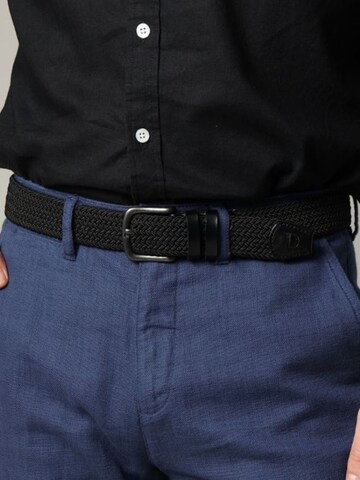 Deeluxe Riem 'COMER' in Zwart: voorkant