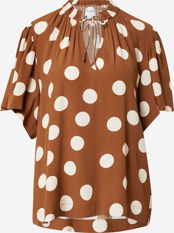 SAINT TROPEZ Blouse 'Vonita' in Brown: front