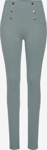 LASCANA Skinny Leggings in Grün: predná strana