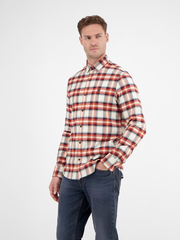 LERROS Regular fit Button Up Shirt in Orange