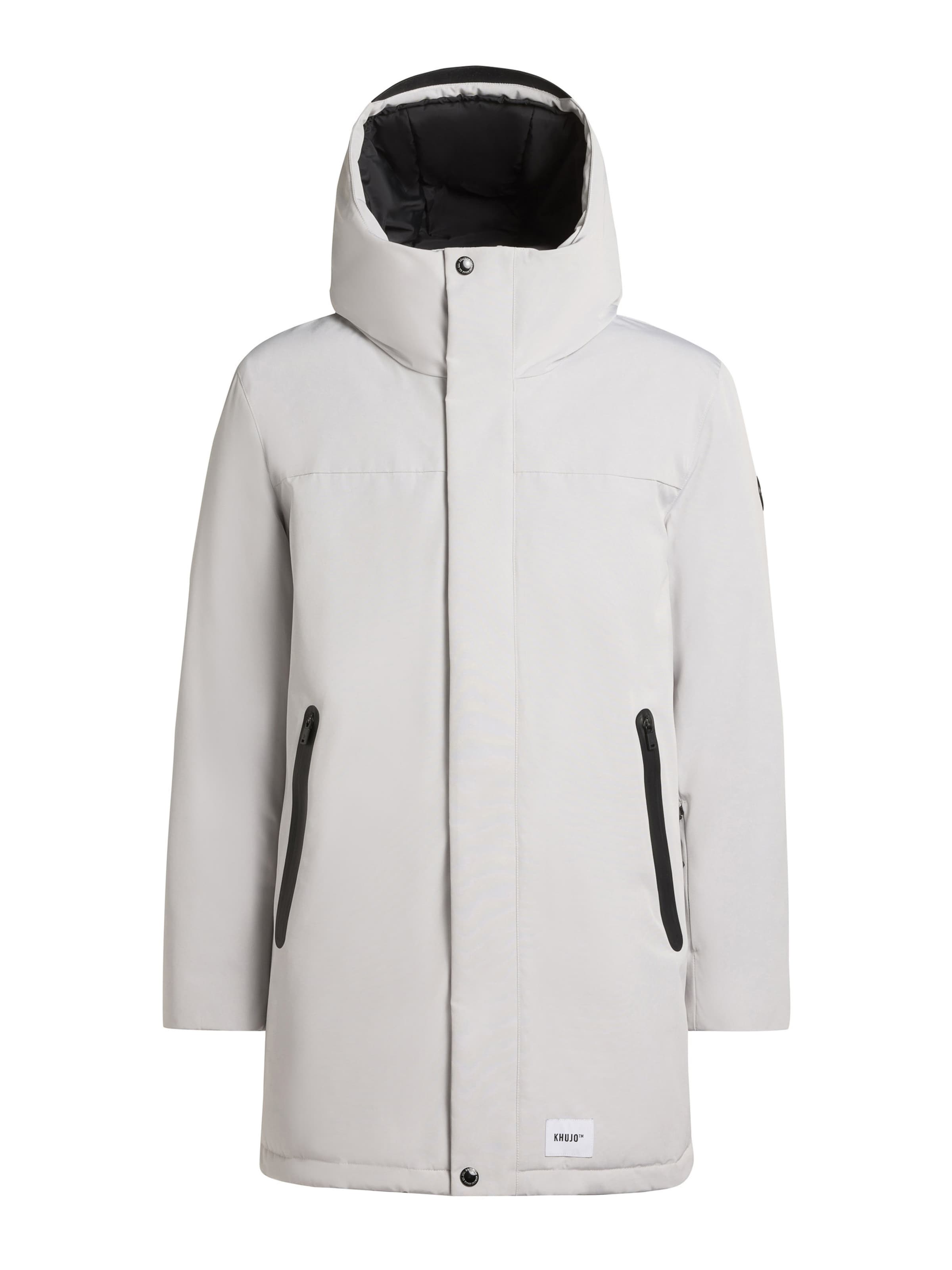 khujo Veste d’hiver 'Kann' en gris argenté, Vue avec produit