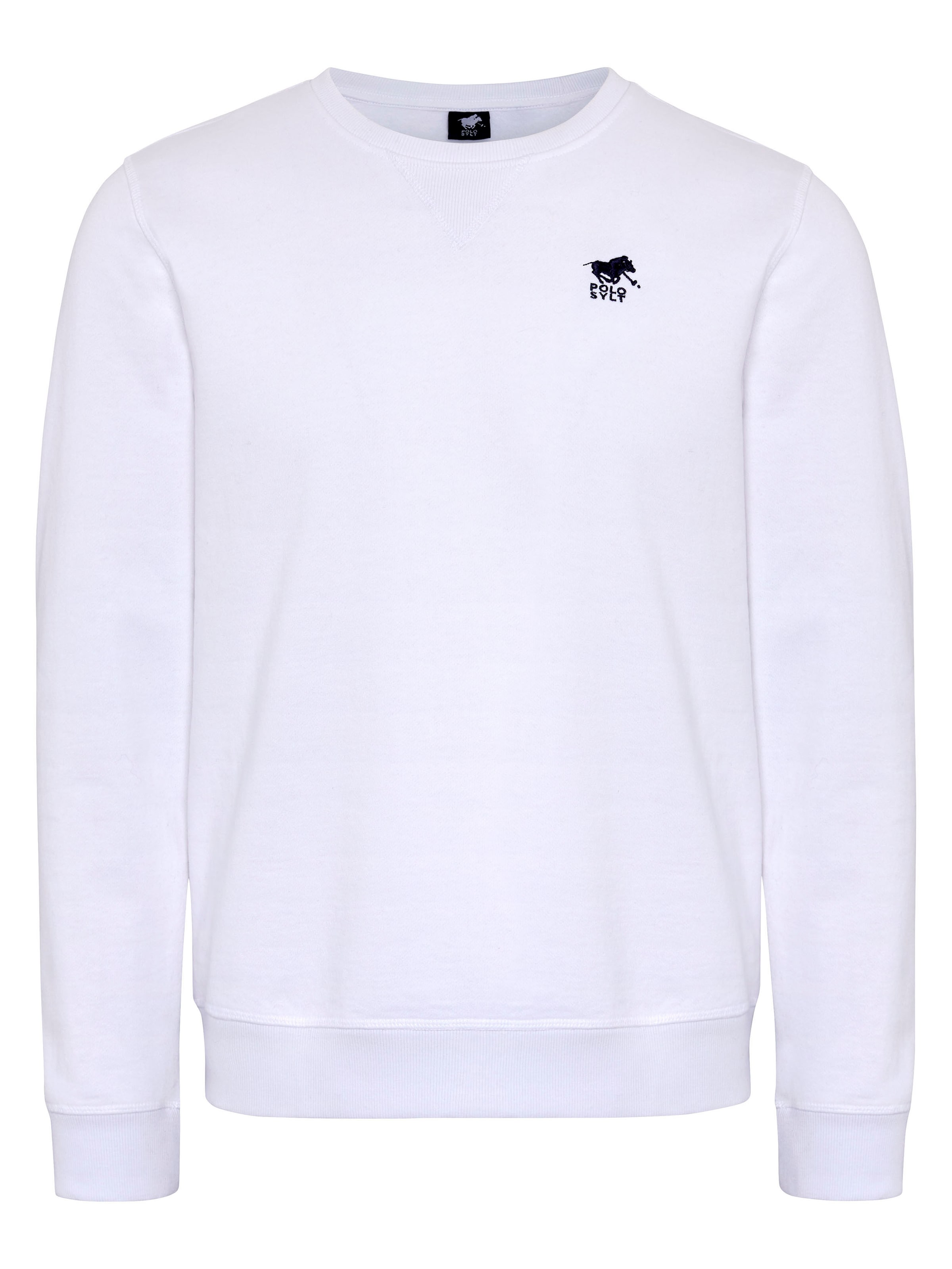 Polo Sylt Sweatshirt in Weiß: Vorderseite