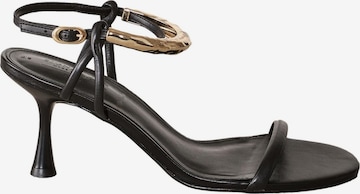 Sandales Next en noir : devant