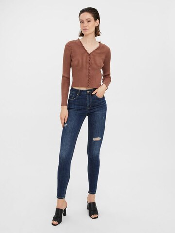 VERO MODA Skinny Džínsy 'Sophia' - Modrá