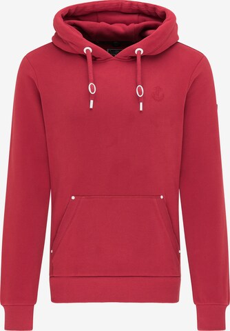 DreiMaster Maritim Sweatshirt in Red: front