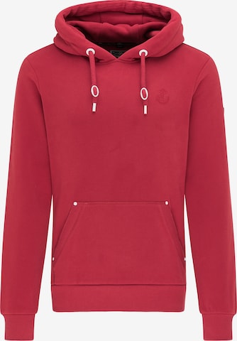 DreiMaster Maritim - Sudadera en rojo: frente