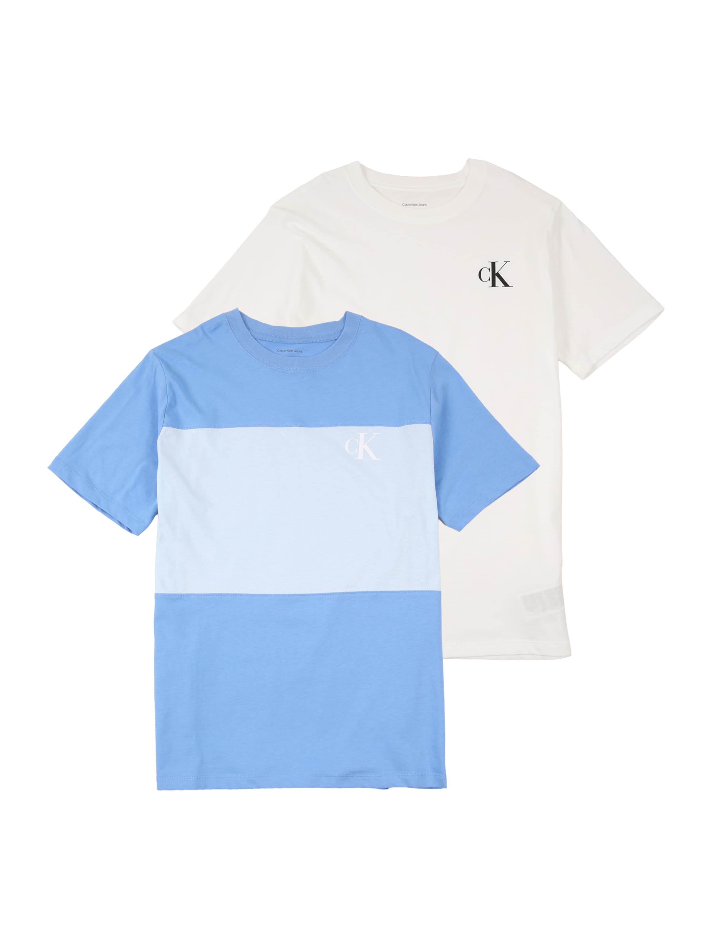 T-Shirt Calvin Klein Jeans en beige : devant