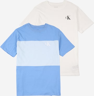 T-Shirt Calvin Klein Jeans en beige : devant