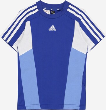 ADIDAS SPORTSWEAR Functioneel shirt 'Essentials Colorblock' in Blauw: voorkant