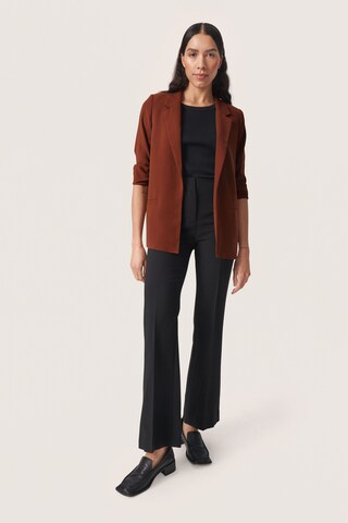 SOAKED IN LUXURY Blazer 'Forever Irresistible' i brun
