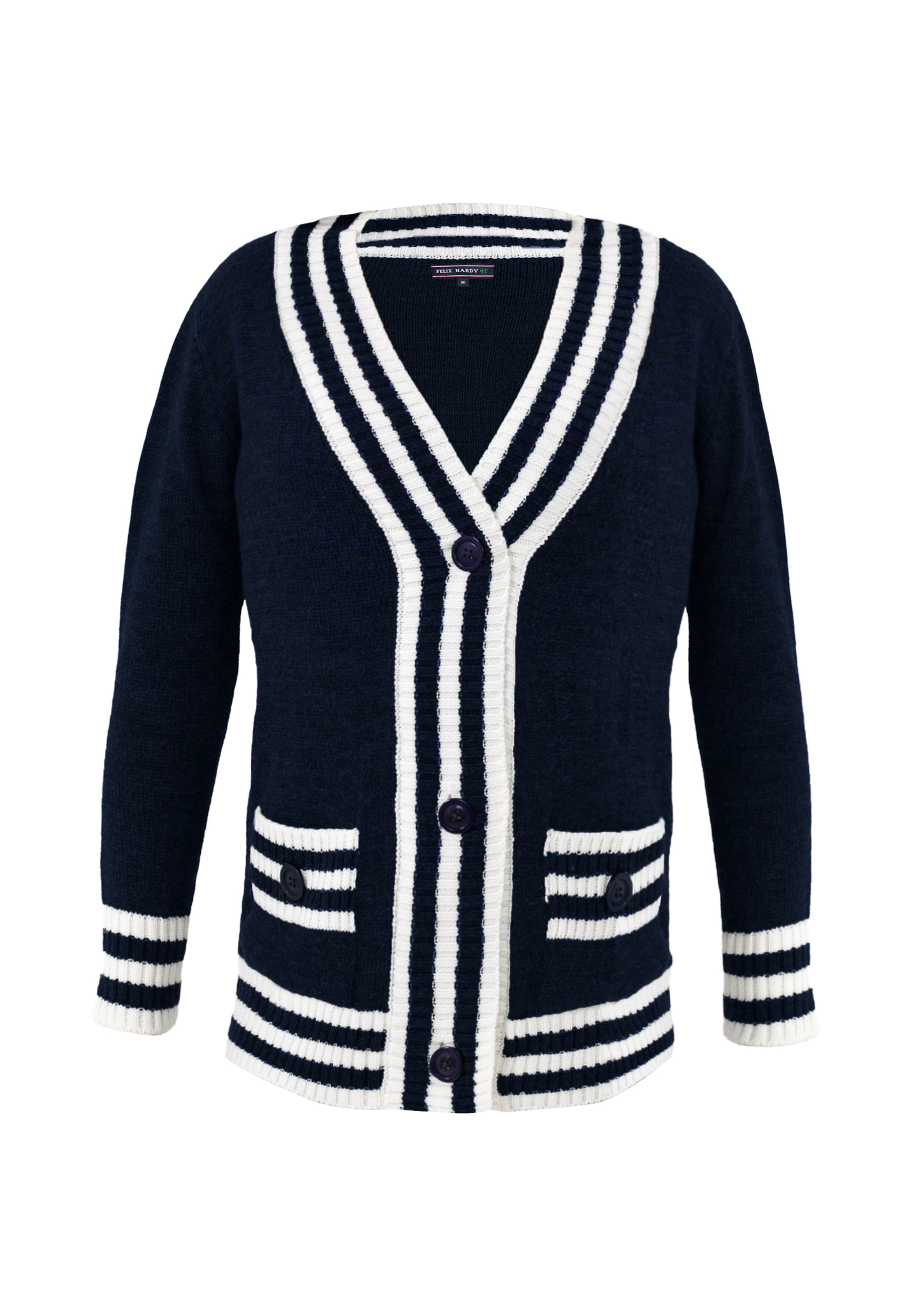 Felix Hardy Strickjacke in Blau: Vorderseite