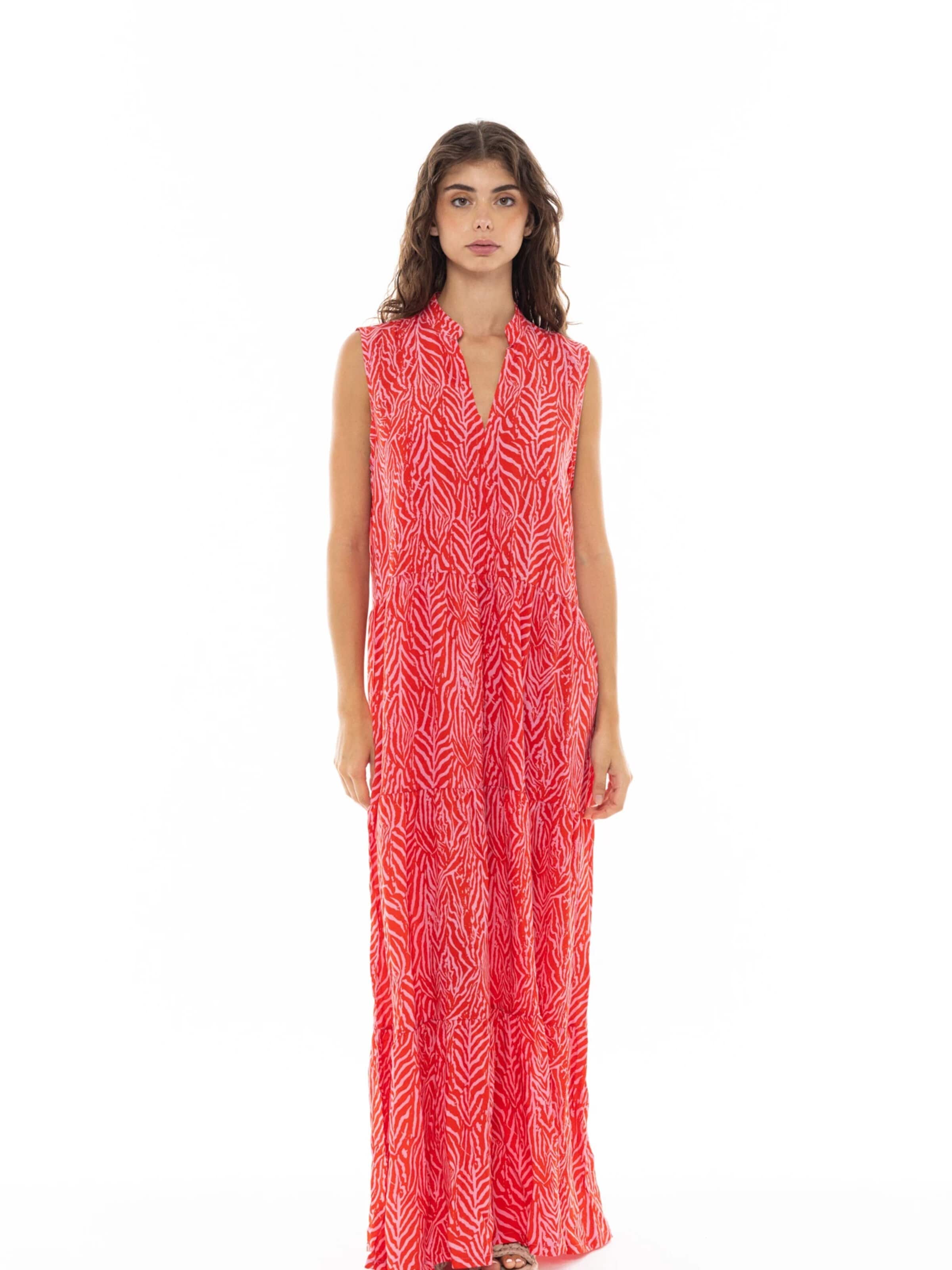 Pink Label Summer dress in Red: front