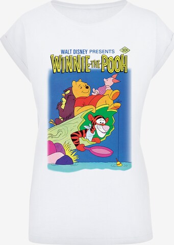 T-shirt 'Disney Winnie The Pooh' F4NT4STIC en blanc : devant