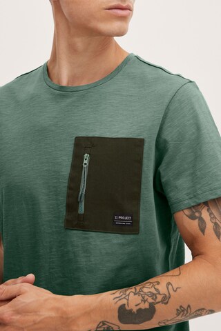 T-Shirt 'Frode' 11 Project en vert