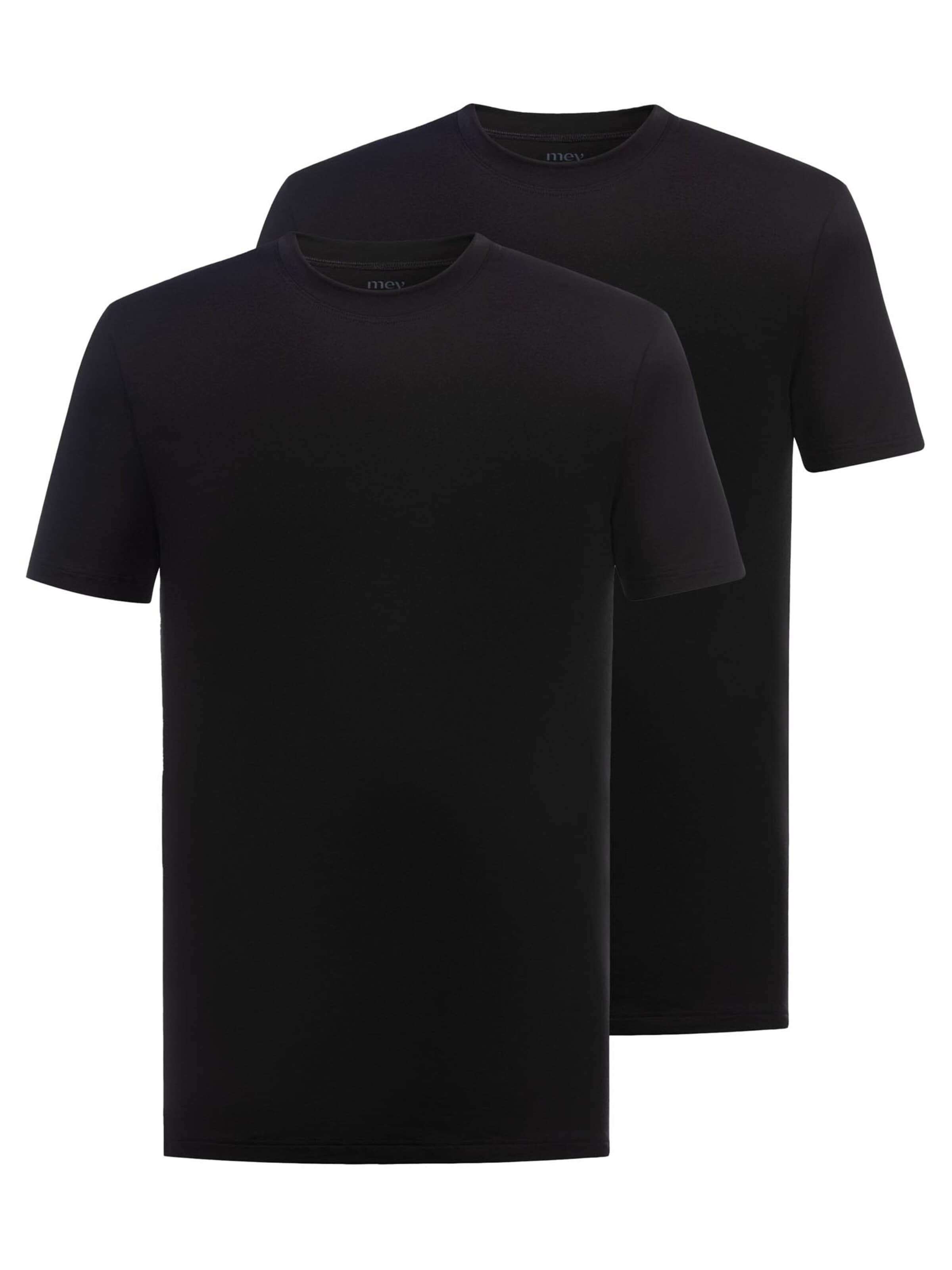 Mey Unterhemd 'Dry Cotton'‌‌‌ in Schwarz: Vorderseite