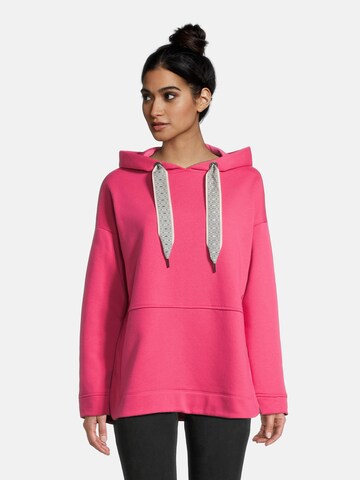 salzhaut Sweatshirt 'Netwieser' in Pink: front