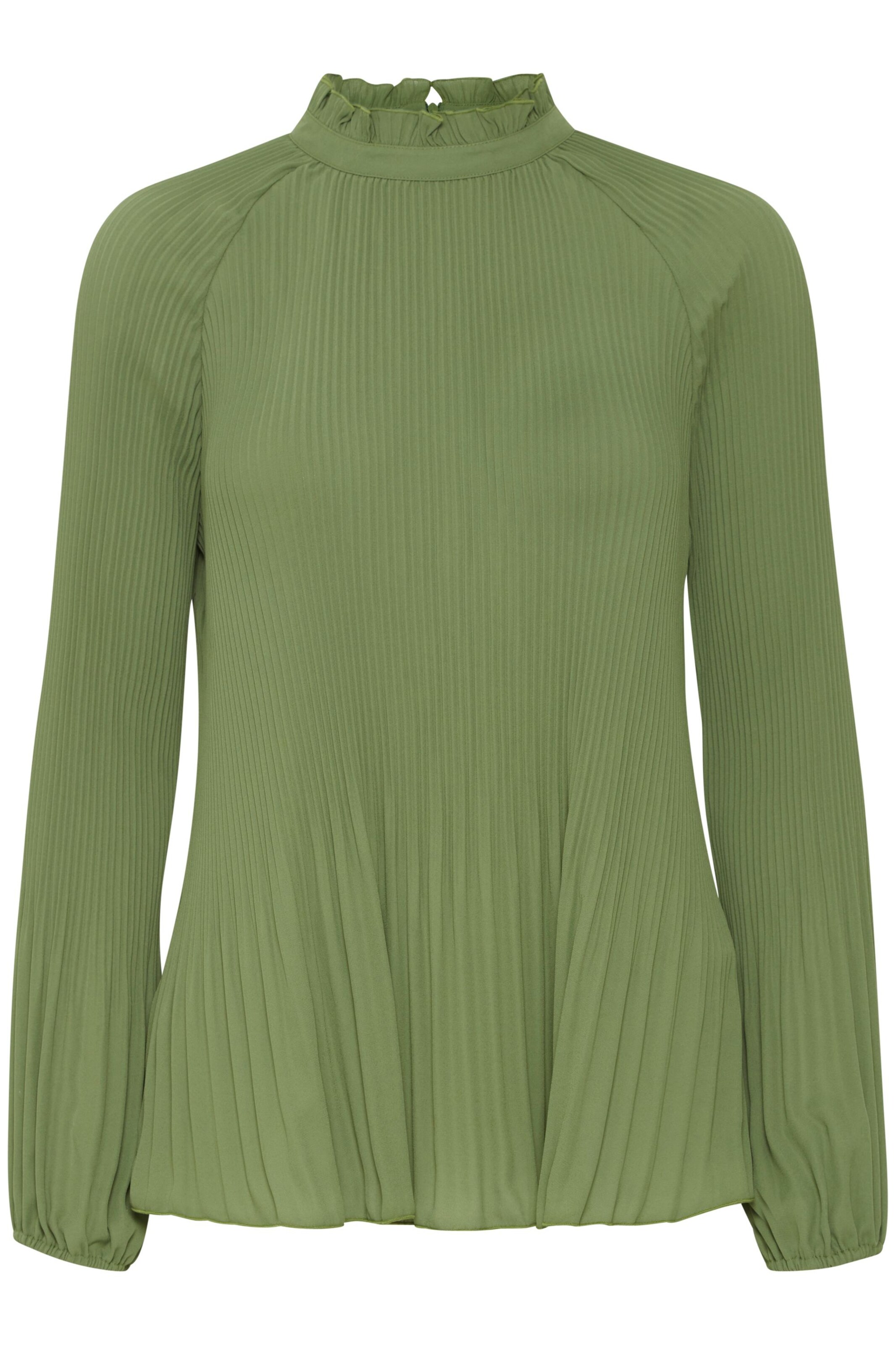 ICHI Blouse in Groen: voorkant