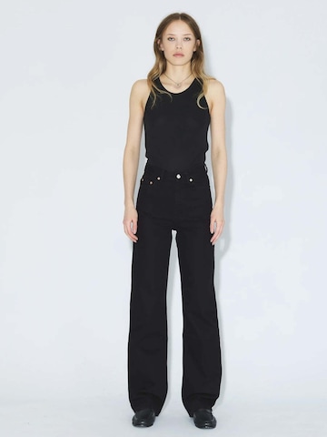 Dr. Denim Regular Jeans 'Echo High Straight' in Black