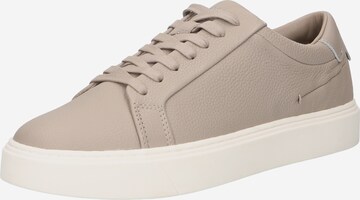 Sneaker low de la Calvin Klein pe bej: față