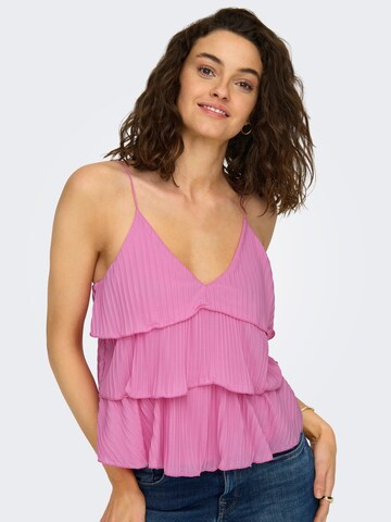 ONLY - Blusa 'Simiri' em rosa: frente