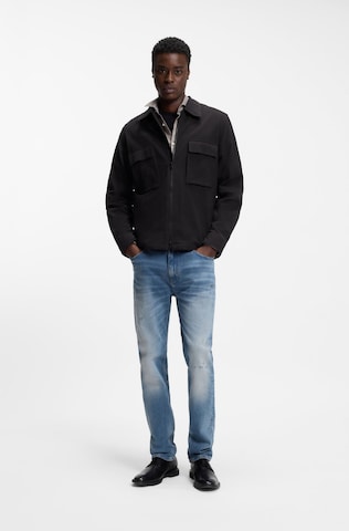 HUGO Comfort Fit Businesshemd in Schwarz