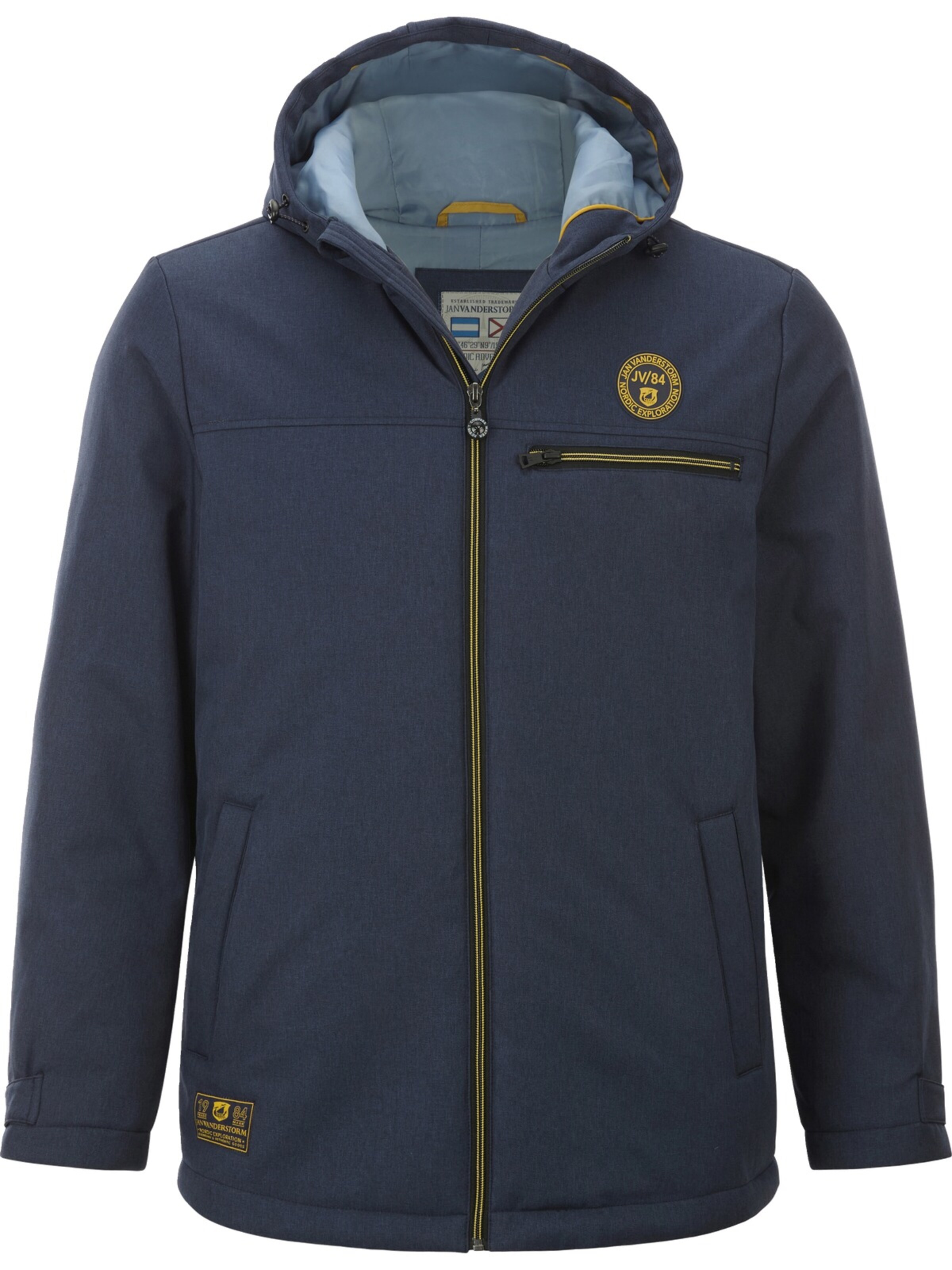 Jan Vanderstorm Jacke 'Rodbrecht' in Blau: Vorderseite