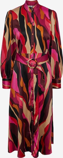 Y.A.S Shirt dress 'FIGANA' in Champagne / Pink / Burgundy / Red violet, Item view