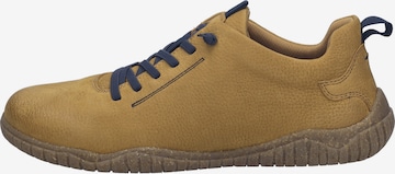 JOSEF SEIBEL Schnürschuh 'Wallace 04' in Gelb: Vorderseite
