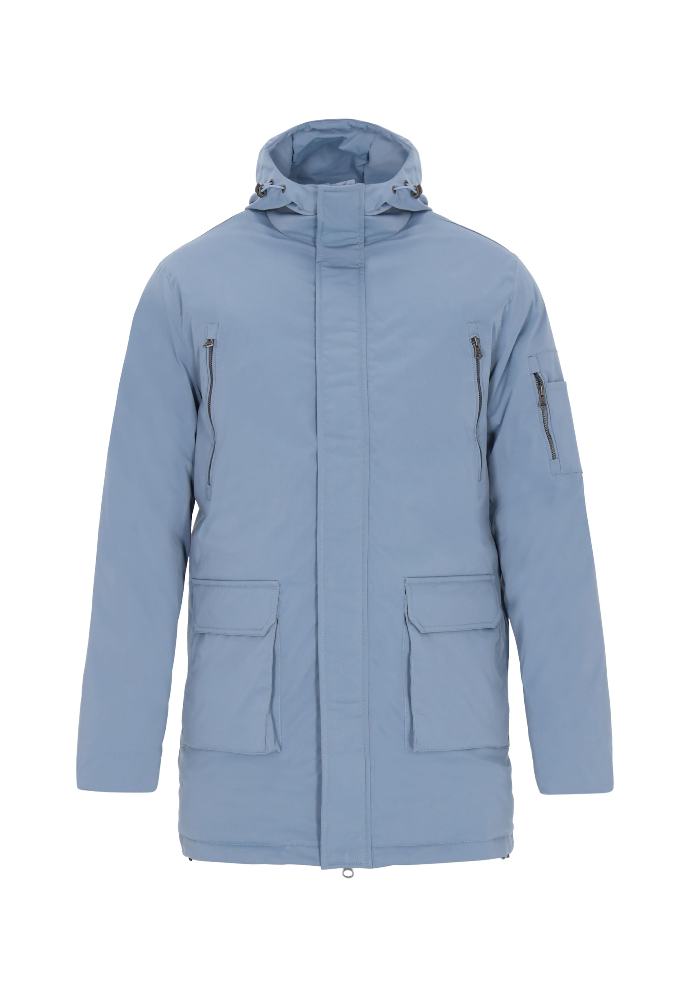 DreiMaster Vintage - Sobretudo meia-estação em azul: frente