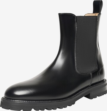 Henry Stevens Chelsea Boots ' Bonnie ' in Black: front