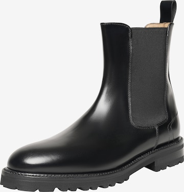 Henry Stevens Chelsea Boots ' Bonnie ' in Black: front