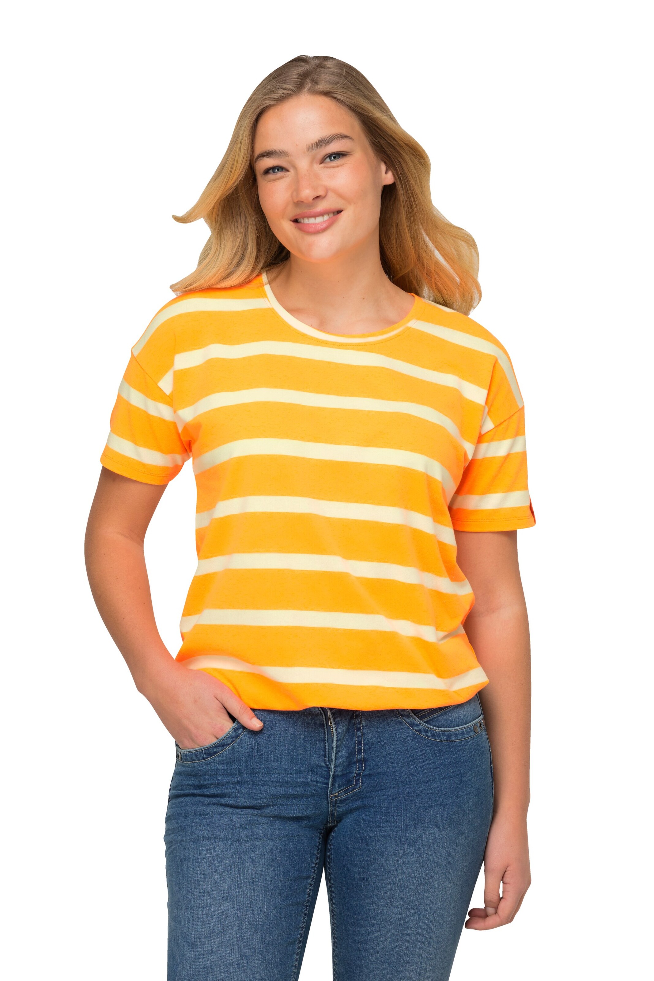 T-shirt LAURASØN en orange : devant