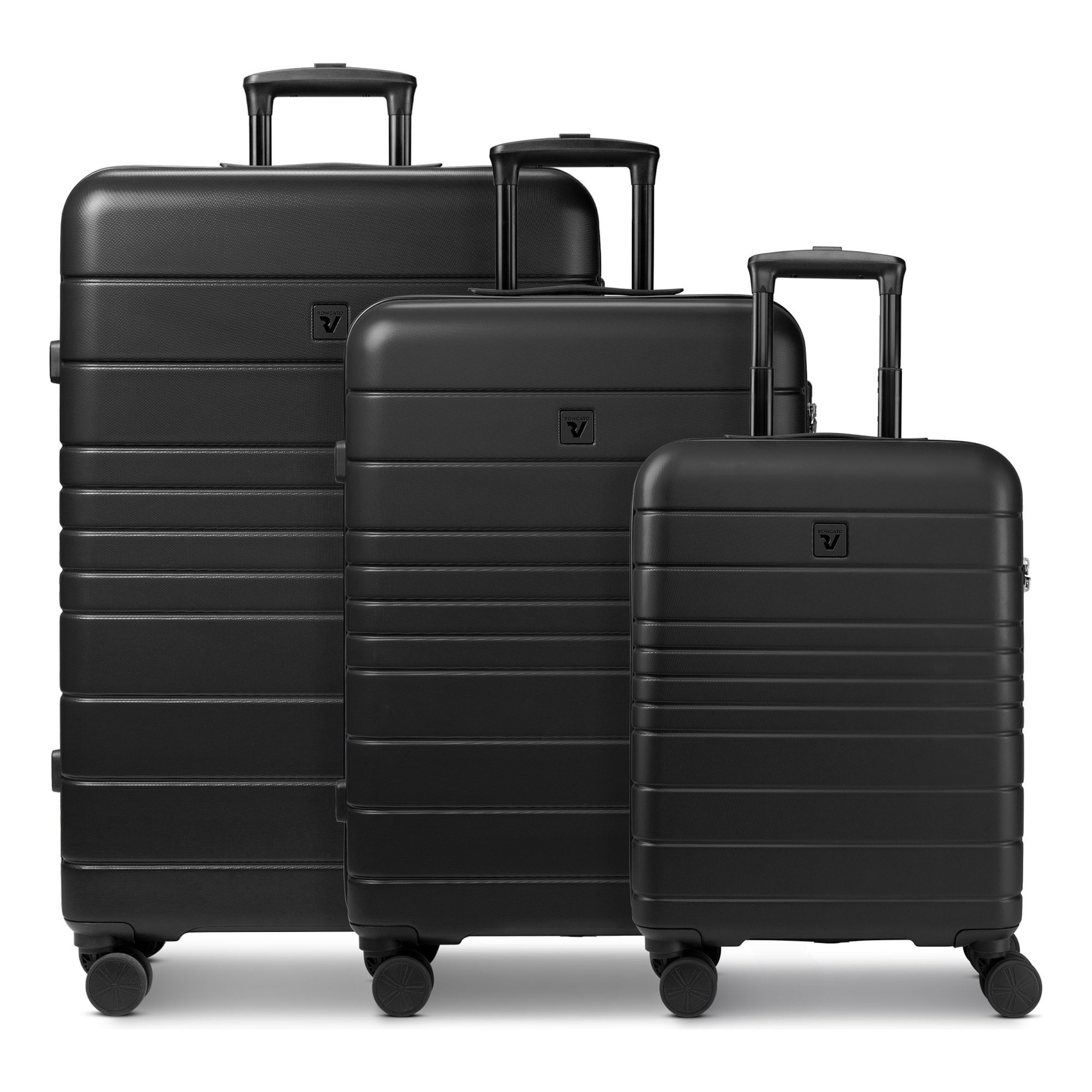 Roncato Suitcase Set 'Baseliner' in Black: front