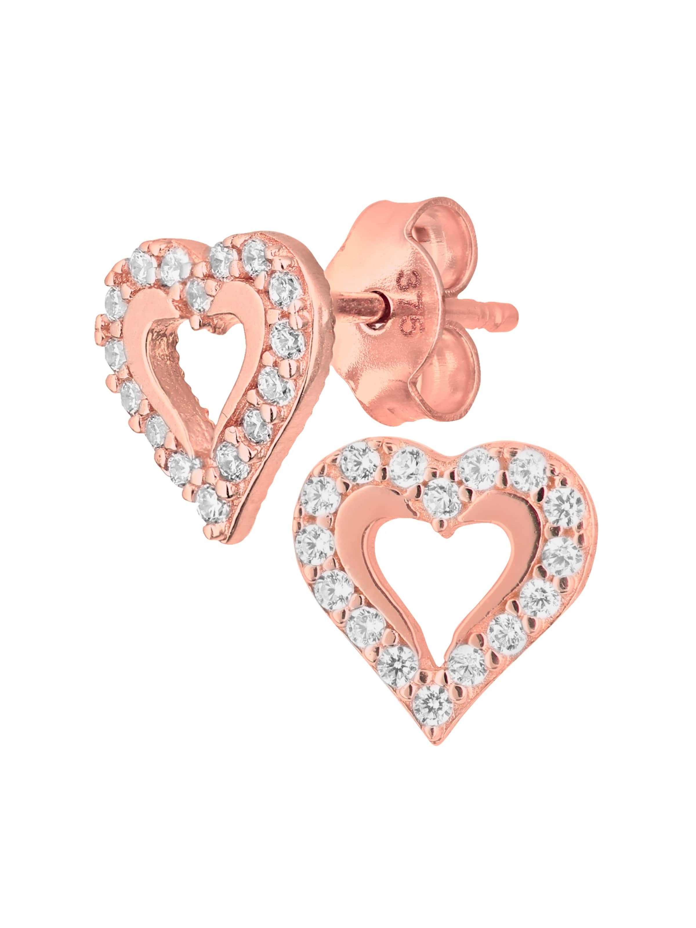 Vanlere Earrings in Pink: front
