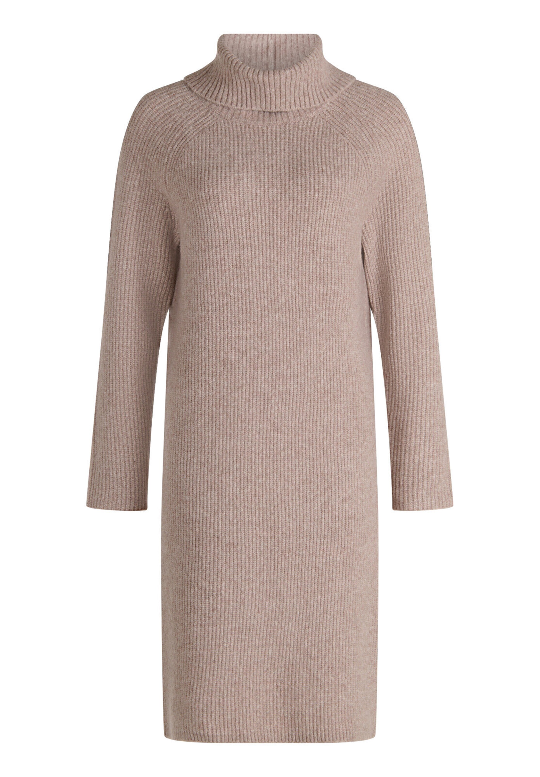 Cartoon Knit dress in Brown: front